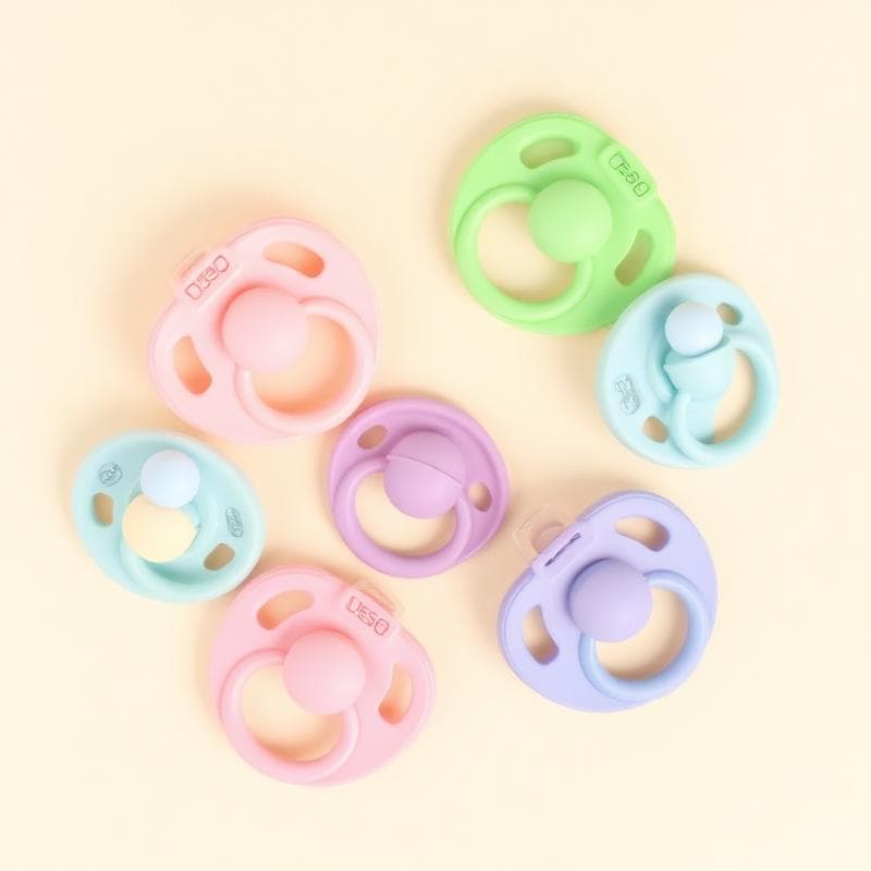 Silicone Pacifier Set of 6